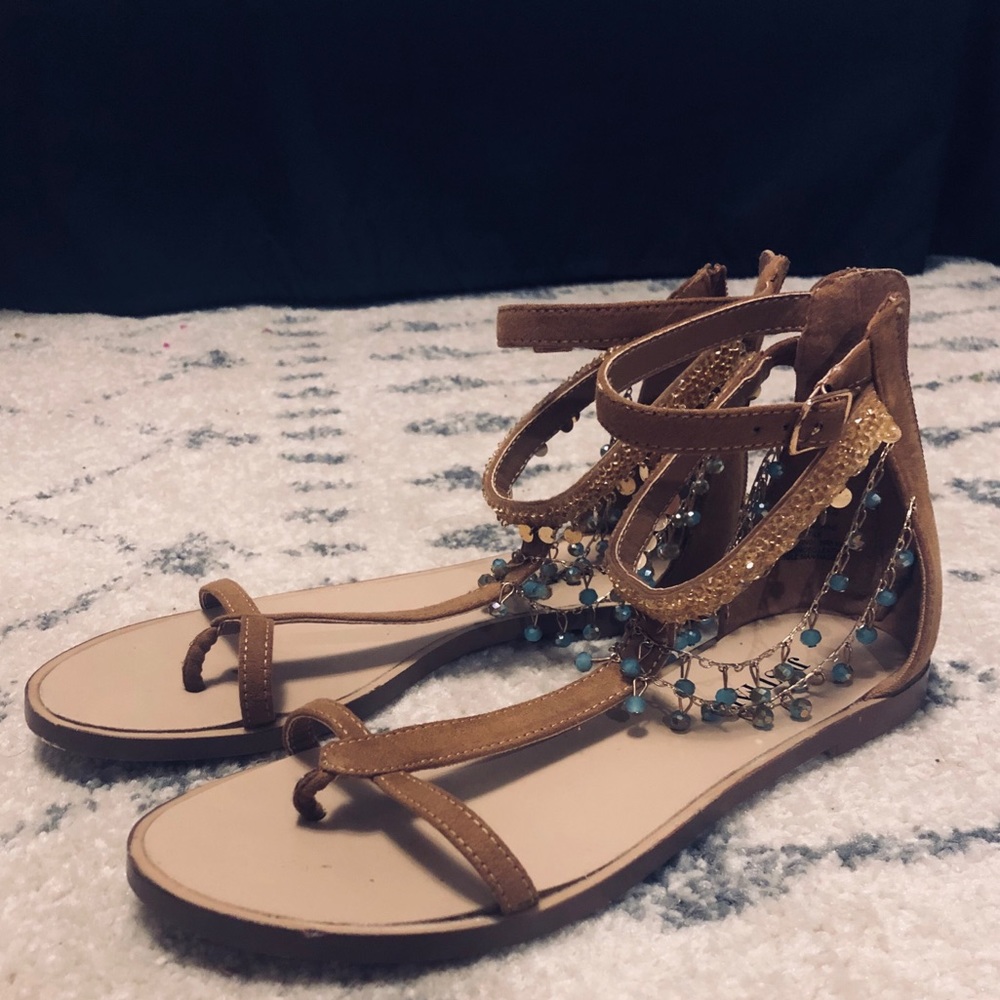 Just Fab cute jeweled sandals. Size 5 1/2.